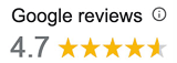 4.7 Google Reviews